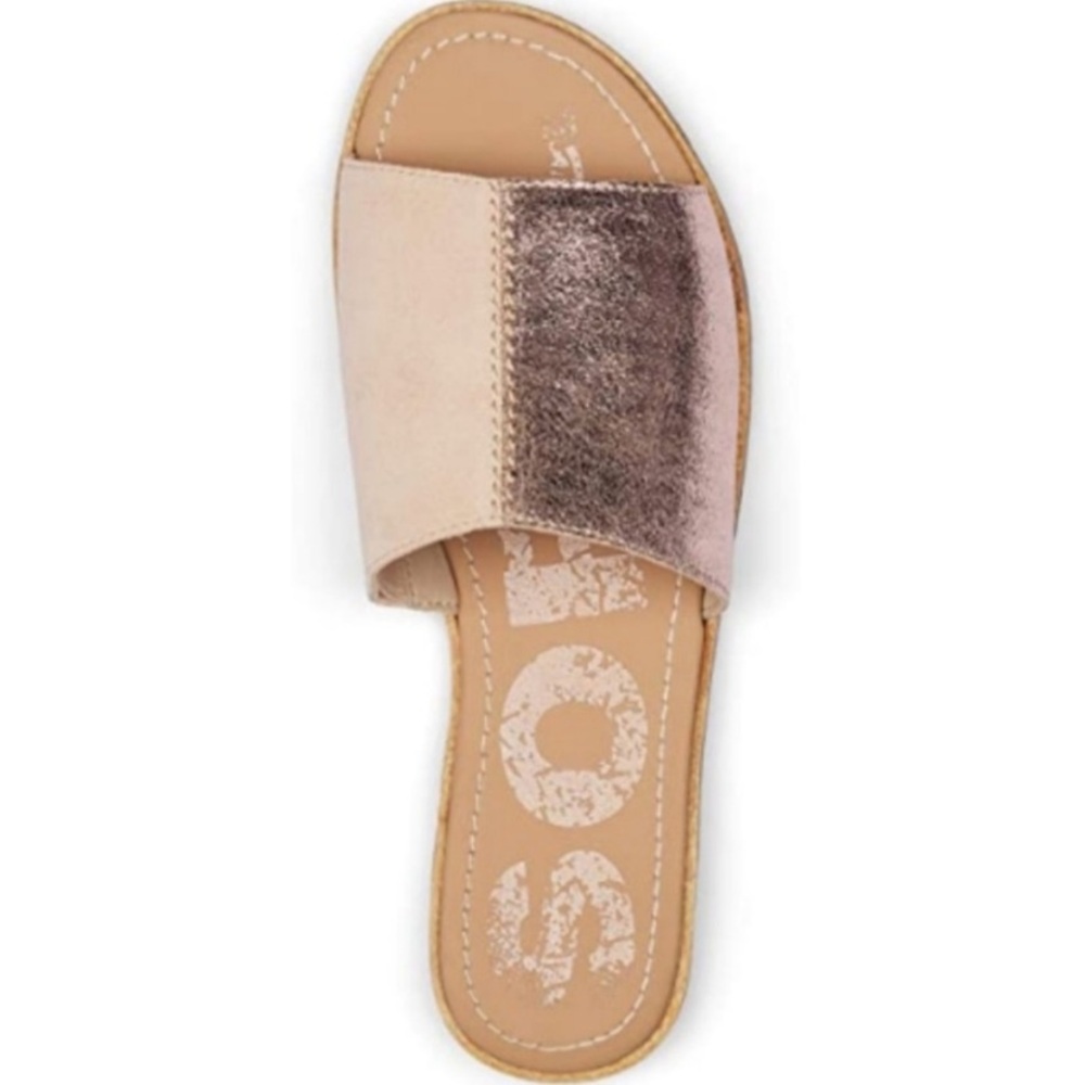 Sorel Ella Block Slide Metallic - Picture 4 of 9